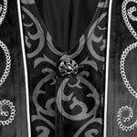 Men's Vintage Punk Medieval Long Tailed Coat