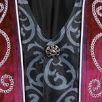 Men's Vintage Punk Medieval Long Tailed Coat