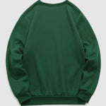 Men's Hip-Hop Bear Graphic Print Crew Neck Sweatshirt