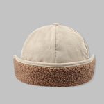 Men's Corduroy Sherpa Lining Warm Earflaps Hat
