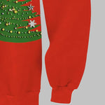 Men's Christmas Tree Print Crew Neck T-shirt