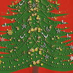 Men's Christmas Tree Print Crew Neck T-shirt