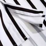 Men's Striped Print Casual Short Sleeve Shirt