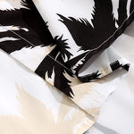Men's Tropical Print Hawaiian Coconut Casual Short Sleeve Shirt