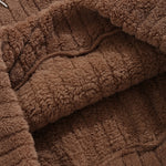 Men's solid color versatile Fleece hooded sweatshirt
