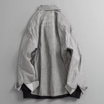 Retro Irregular Placket Casual Shirt