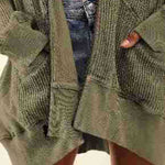Zeagoo Women's Cardigan Zipper Sweater Loungewear Outerwear Hoodie Long Jacket