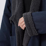 Thick Retro Slanted Jacket