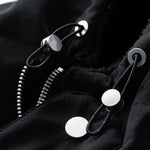 Relax Fit Suede Teddy Zipper Reversible Hooded Coat