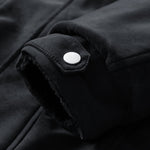 Relax Fit Suede Teddy Zipper Reversible Hooded Coat
