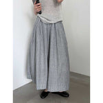 Striped Casual Loose Wide-leg Pants
