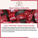 Buddha Stones 925 Sterling Silver Yin Yang Bagua Symbol Cinnabar String Concentration Bracelet