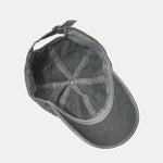 Focus Print Gradient Effect Washed Adjustable Baseball Cap