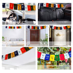 Tibetan Blessing Windhorse Om Mani Padme Hum Outdoor Car Prayer Flag Decoration