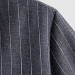 Men's Classic Striped Pocketless Button Casual Short Sleeve Shirt