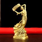 Buddha Stones Bodhisattva Nuwa Mends The Sky Protection Copper Statue Decoration