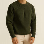 Marcivo Evergreen Ribbed Knit