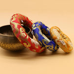 Buddha Stones Tibetan Singing Bowl Handcraft Cushion Decoration