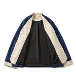 Contrast Trim Frog Button Zen Kimono Jacket