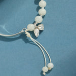 Buddha Stones Bodhi Seed Butterfly Lotus Luck Wealth Bracelet Bangle