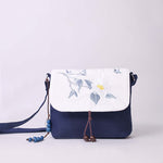 Buddha Stones Embroidered Camellia Epiphyllum Gardenia Sakura Flowers Crossbody Bag Shoulder Bag Cellphone Bag