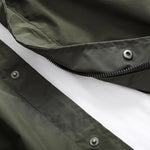 Retro Loose-fitting Mid-length Hooded Trench Coat