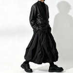Japanese Loose PU Leather Blazer Jacket