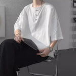 Drapey Loose Cotton Linen T-shirt