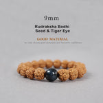 Buddha Stones Tibet Rudraksha Bodhi Seed Dzi Bead Amber Turquoise Wealth Bracelet