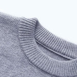 Japanese Cat Print Crew Neck Sweater
