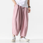 Straight-leg Casual Retro Lantern Pants