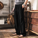 Lyocell Cooling Draped Loose Casual Pants
