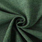 Men's solid color Cotton-linen button casual short-sleeved shirt