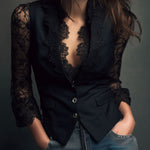 Teresa ⎸ Blazer con Mangas Semitransparentes