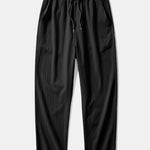 Plaid Jacquard Button Up Shirt & Crinkle Textured Straight Leg Pants