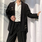 Black Tie Waist Blazer