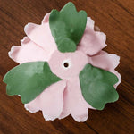 Buddha Stones Tibetan Lotus Blessing Ceramic Stick Incense Burner Decoration