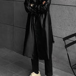 Soft Pu Leather Windbreaker Jacket