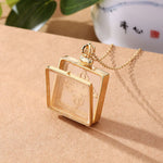 Buddha Stones 24K Gold Plated White Jade Double Dorje Protection Luck Necklace Pendant