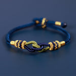 Buddha Stones Handmade Knotting Faith Strength Braid String Bracelet