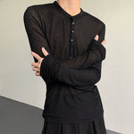 Slim Fit See-through Bottoming Shirt