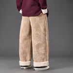 Thickened Reversible Corduroy Trousers