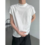 Summer Loose-fitting Mock Neck Vest