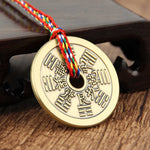 Buddha Stones Taoism Yin Yang Symbol Protection Pendant Decoration Amulet