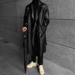 Soft Pu Leather Windbreaker Jacket
