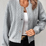 Zeagoo Drop Shoulder Snap Button Front Bomber Jacket for Women Casual Loose Business Casual 2026 | Under $25