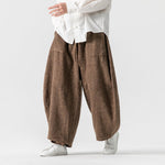 Retro Thick Woolen Loose Bloomers