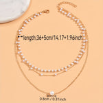 The Trinity Pearl Layer Necklace set