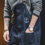 Retro Denim Overalls