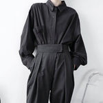 Large Pockets Loose Drop Shoulders Shirts